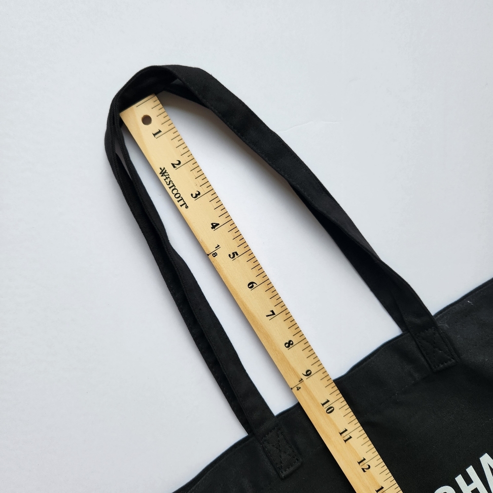 Gentle Fawn Black White Tote Bag Drinks And Dreams Graphic Book Bag Academia - Picture 7 of 7